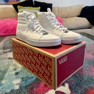 White High Top Vans